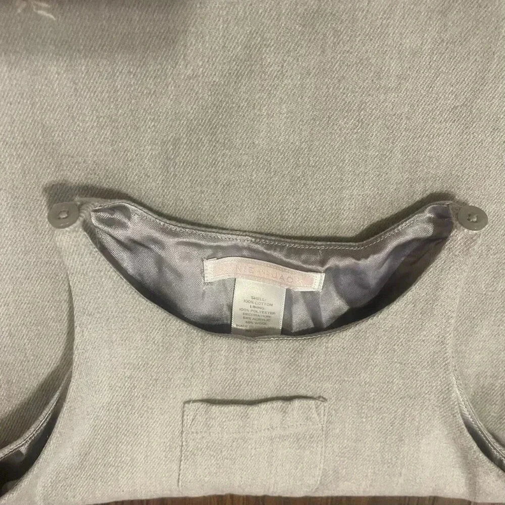 Janie & Jack Light Gray Denim Dress - Picture 4 of 5